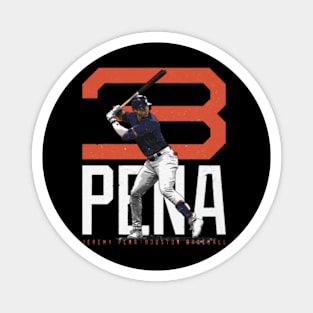 Jeremy Pena Houston Bold Number Magnet